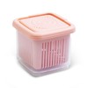 kumet Reusable Fruit Storage Container with Removable Drain Basket, Ideal