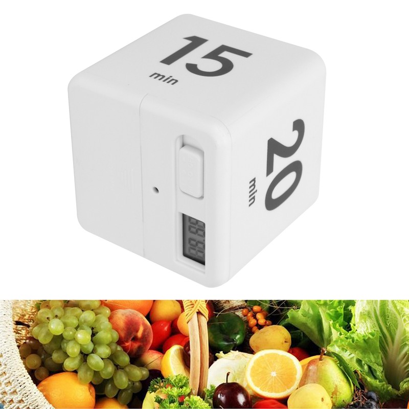 Professional Beauty Salon Flip Timer Time Management Cube Timer for