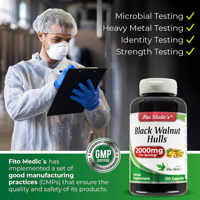 FITO MEDIC'S Lab - Black Walnut Hull, Pure - Black