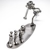 STEEMO Screw Man Bowling Bowling Gift Metal Art Decoration 31