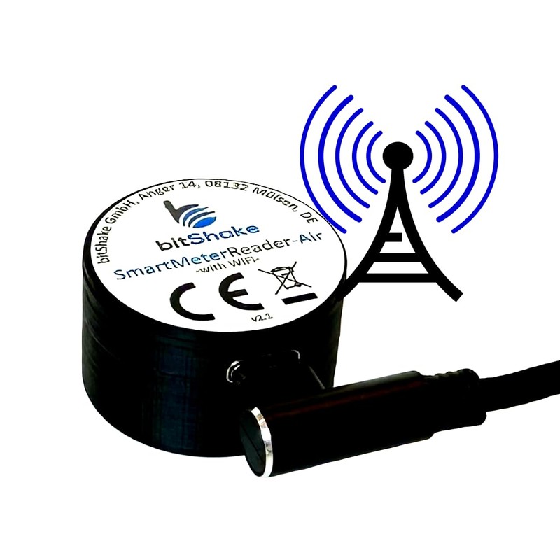 bitShake SmartMeterReader - AIR | WiFi | TASMOTA Pre-Installed |