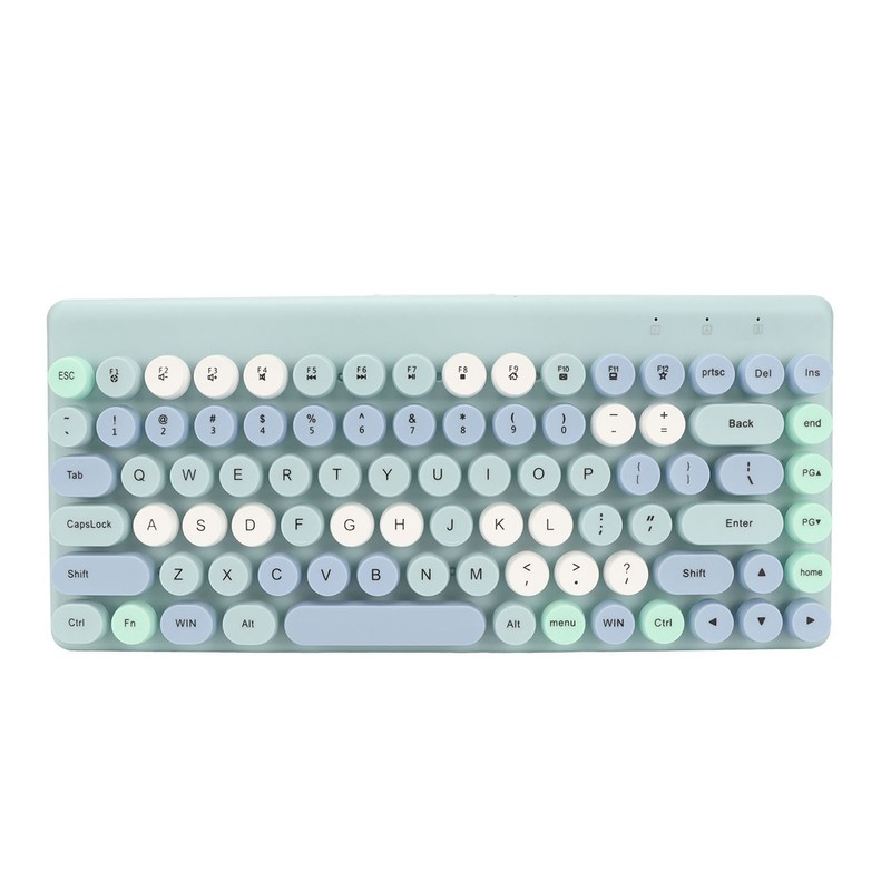 Wireless Keyboard Mouse Combo 2.4GHz Wireless Mouse 86 Keys Colorful