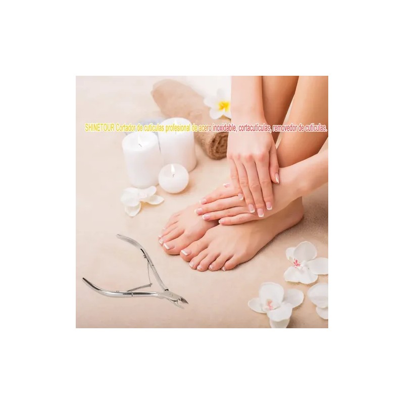 SHINETOUR Stainless Steel Nail Cuticle Pliers Pedicure Pliers Alicate Para