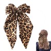 1 PCS Yellow Leopard Print Bow Hair Clip - Big
