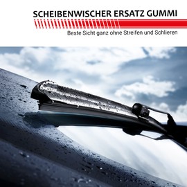 MR-Style Windscreen Wiper Replacement Rubbers (2 x 700 mm), Cut to Size Wiper Rubbers Universally Compatible with All Windscreen Wipers