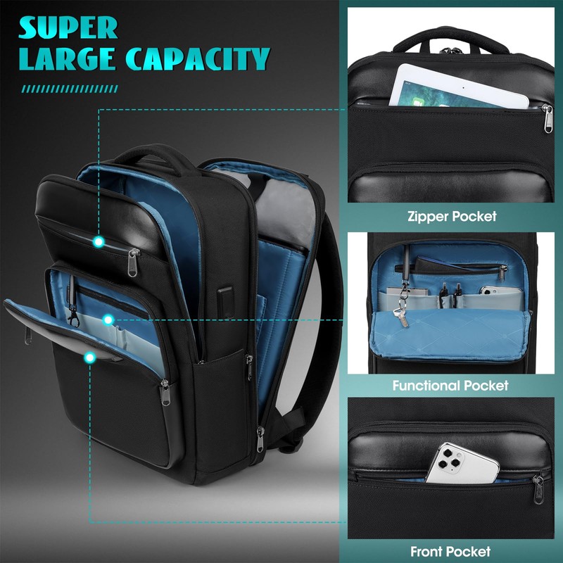 NEWHEY Laptop Backpack for Men Women 15.6 inch Business Computer