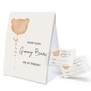 Guess How Many Gummy Bears Baby Shower Game, 1 Sign