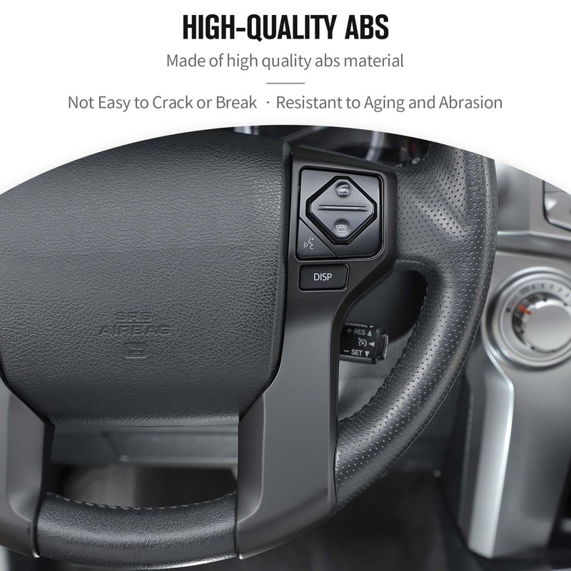 JeCar Steering Wheel Cover Interior Decoration Trim Kit Compatible with