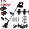 Unbranded 2500W Electric Cordless Grass String Trimmer Lawn Cutter Edger