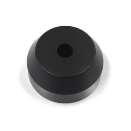 45 RPM Adapter for 7 Inch Vinyl Record Solid Aluminum Record Adapter (Black)