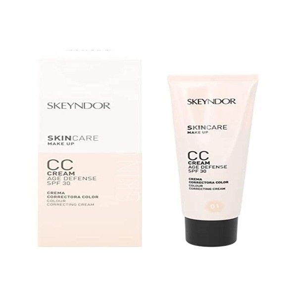 Skeyndor C-SY-072-40 Skin Care Make-Up, CC Cream Age Defense Spf30, No. 01, 40 ml