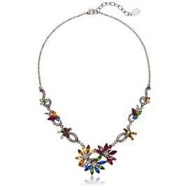 Ben-Amun Multi Color Collage Collection New York Fashion Jewelry Earrings and Necklace