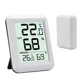 Daiilg Wireless Thermometer Baby Room Hygrometer Temperature Humidity Monitor Indoor Outdoor Weather Station Sensor