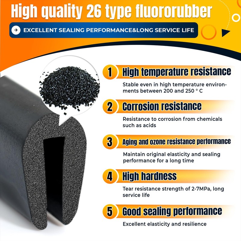 for Bilco Basement Door Weatherstrip Kit (4 Cap Seal Pad,1