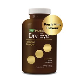 NutraSea Dry Eye Targeted Omega-3, 1500 mg of EPA + DHA, 150 mg of GLA, 120 count soft gel