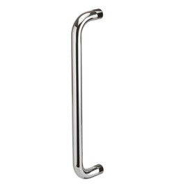 Access Hardware Polished Stainless Steel D Shaped Door Pull Handles - 150mm Centres