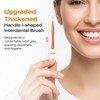 Annauiy I-Shaped Interdental Brushes, Narrow 40 Pieces, 0.6 mm Teeth