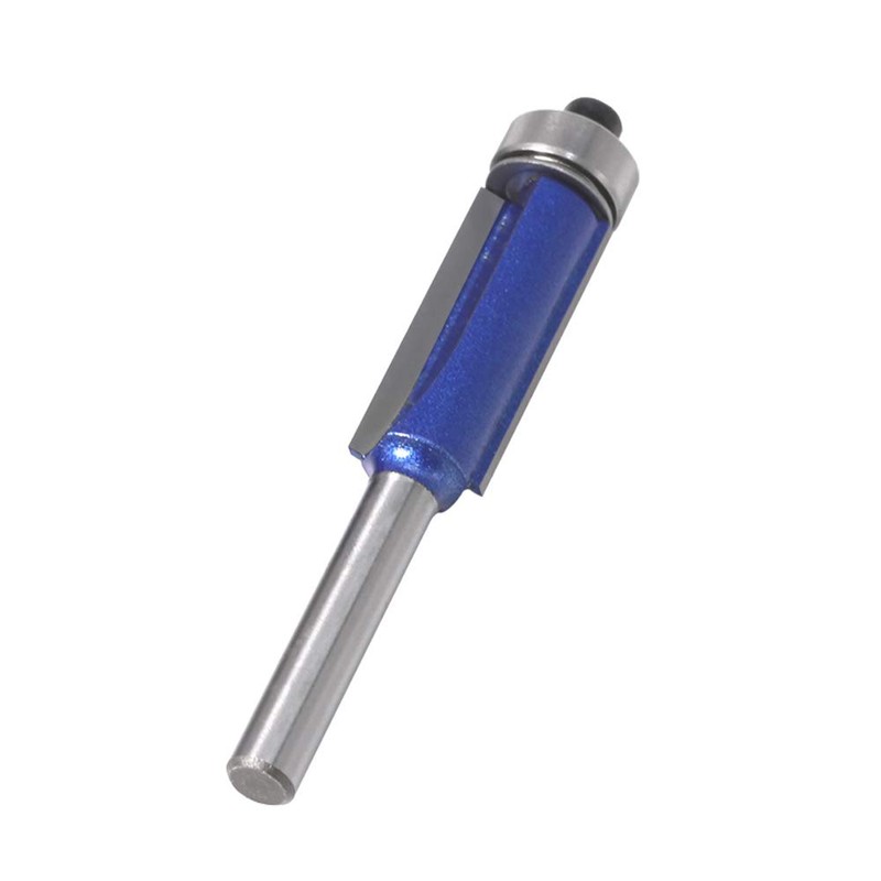 Wolfride 4PCS Flush Trim Router Bit Set 1/4 Inch Shank