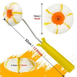 XWADJCD Corner Paint Roller, 3pcs Drywall Corner Edger Painting Rollers Kit, Corner Painting Tool for Home Office Wall Painting Decoration