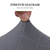 SearchI Seat Covers for Dining Chairs, 4 Pack Stretchable Removable