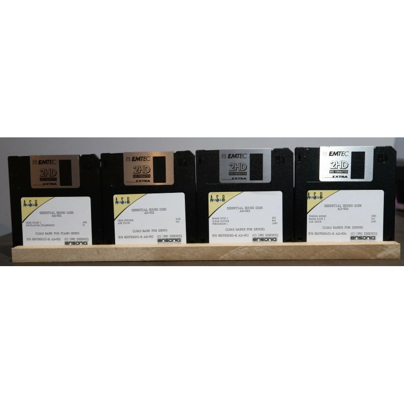 16Samples Ensoniq ASR-10 8 Disk Library Set Original Factory Sounds