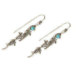 Stocking Stuffers Holiday Outfits for Women 2024 Boho Leaf Earrings Western Earrings for Women Long Leaf Plant Earrings Spring Dainty Earrings Jewelry Gifts