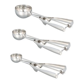 3 Piezas Cuchara Para Helado, Cuchara Helado, Cucharadas De Galletas De Acero Inoxidable, Melón Baller Cookie Cuchara Para Helado Frutas Galletas De M