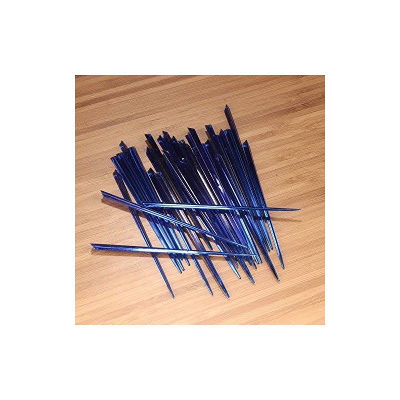 BambooMN - Triangular Prism Plastic Food Cocktail Pick 3.5" (9cm)