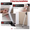 2 Pack Door Security Bar – Anti-Slip 600LB Heavy Duty