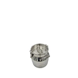 Stainless Steel(304 Grade) Milk, Maple Syrup Transport Cans, Sealed Lid & Optional Spigot (10 Liter (2.6 Gal.), Container Only)