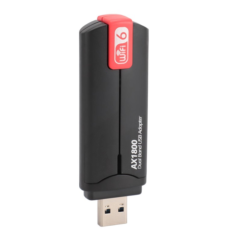 AX1800 WiFi 6 USB Adapter 5dBi Dual Antennas 2.4GHz 5GHz