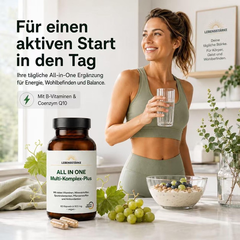 Multivitamin Complex Plus All-in-One, the unique quality blend of the