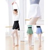 Daydance - Falda de ballet elástica para niñas y mujeres,