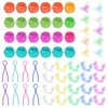 Keadic 154Pcs Bobbin Thread Buddies Set Contains Color Thread Clips
