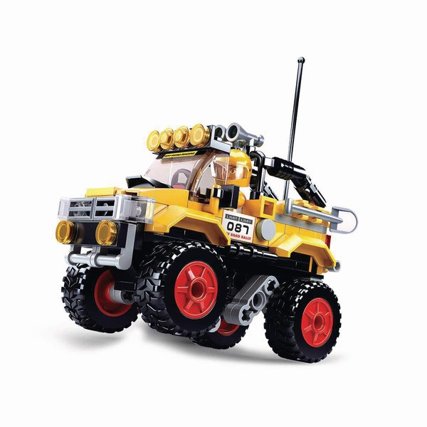 Sluban Clamping Blocks SL95525, Off-Road Vehicle - Yellow (146 Pieces)