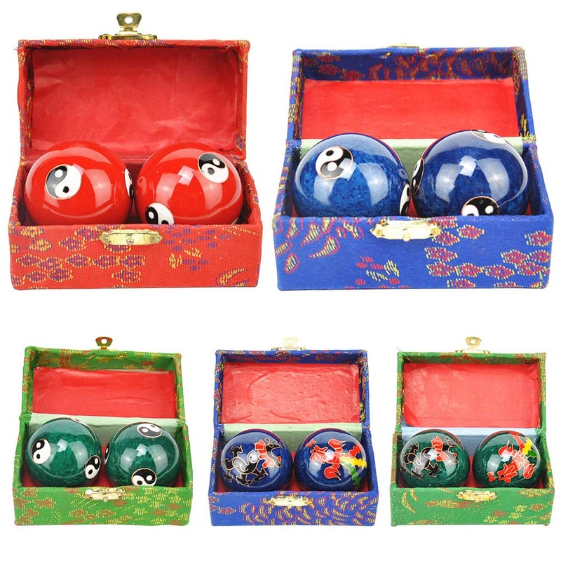 2 Pcs Baoding Balls, Chinese Health Exercise Stress Balls, Meditation