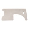 2 PCS Firefighter Door Opener Tool 0.7mm Thick Multifunctional Stainless