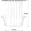 WUASDCS Nature Forest Stream Shower Curtain Spring Birch Trees Mountain