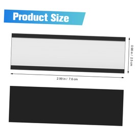 Gadpiparty 30Pcs Premium Magnetic Label Holders for Shelf Organization Label Holders for Warehouse Shelving Lockers and Machines for Tagging Names Prices and More