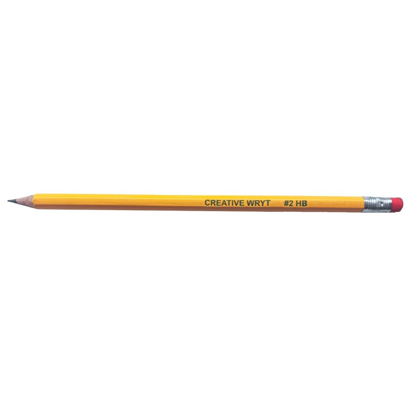 Creative WRYT Wood-Cased #2 Pencils 12 Pack, Pre-sharpened, HB Lead
