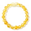 ZHAOXIA Amber Bracelet/Anklet – 100% Handmade – Knotted Between Beads,