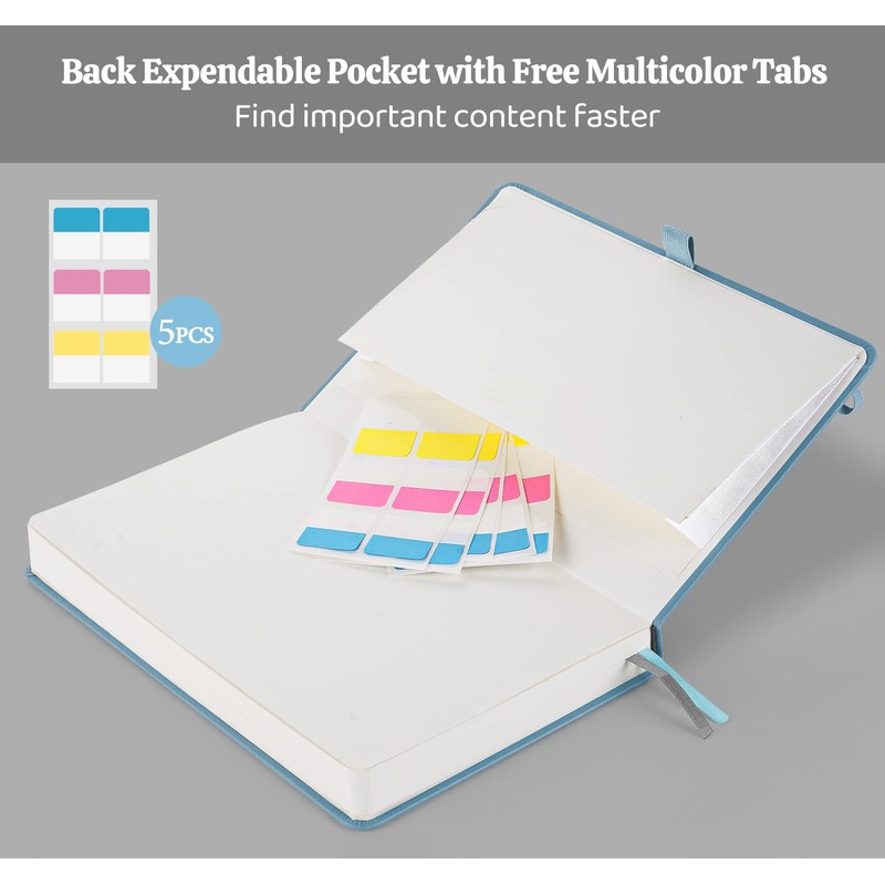 Journal Notebook - A5 Note Book Hardcover Thick Notepad 320