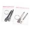Eyech 8Pcs Mini Keychain Screwdriver,Outdoor Portable EDC Multifunction Screwdriver Set