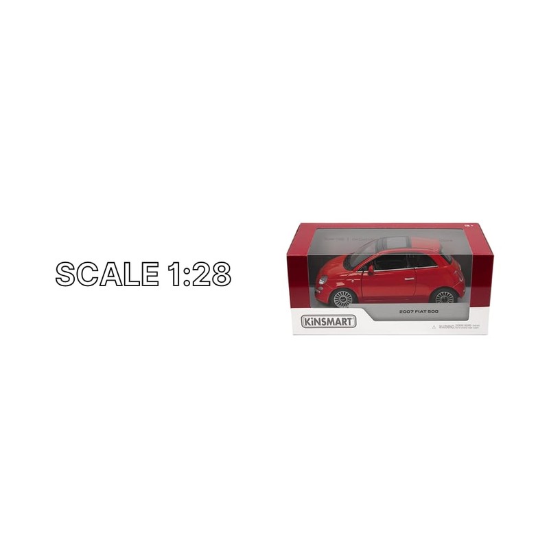 Easy Toys Model Car Compatible with Fiat 500 2007. Scale