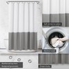 ALYVIA SPRING Waterproof Fabric Shower Curtain Liner - Soft &