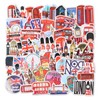 Volumoon England Stickers Pack, 50PCS London Cartoon Stickers, Mixed Travel