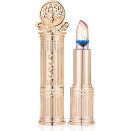 [Popular Product] Jelly Lipstick, Flower Jelly Color Changing Lipstick, Gold Cap Version, Lip Fashion, Lip Gloss, Crystal, Jelly, Lipstick, Lipstick 01#