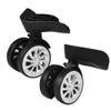 Universal Luggage Wheel, 2pcs Caster Swivel Wheels Replacement Wheels Travel