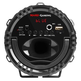 Mars Gaming MSB0 Stereo portable speaker 10W Black - Portable Speakers (10 W, 20-20000 Hz, 4 Ω, Wired & Wireless, 10 m, Micro-USB)