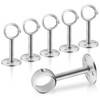TOKPLNU Ceiling Curtain Rod Bracket, Heavy Duty Curtain Rod Holder